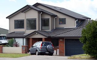 Two storey house after alterations